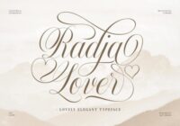 Radja Lover Script Font - Featured Image