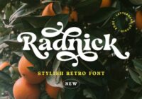 Radnick Font - Featured Image