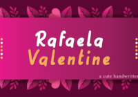 Rafaela Valentine Font - Featured Image