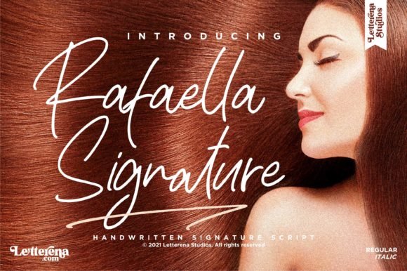 Rafaella Signature Font - Featured Image