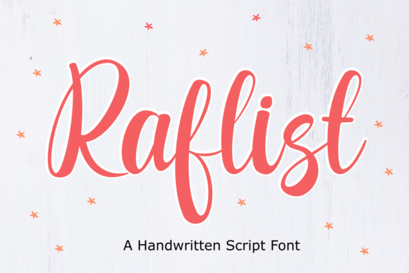 Raflist Font - Featured Image