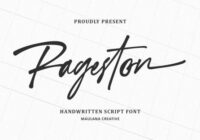 Rageston Font - Featured Image