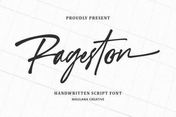Rageston Font - Featured Image
