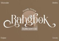 Rahgbok Font - Featured Image