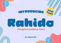 Rahido Font - Featured Image