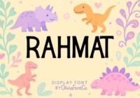 Rahmat Font - Featured Image
