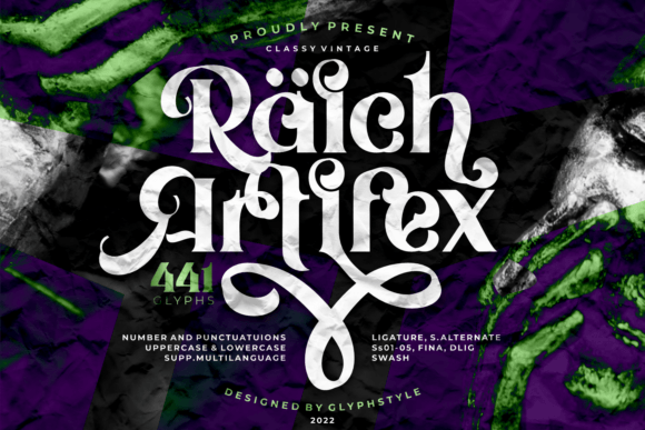 Raich Artifex Font - Featured Image