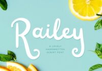 Railey Script Font - Featured Image