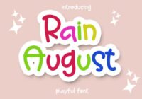 Rain August Font - Featured Image