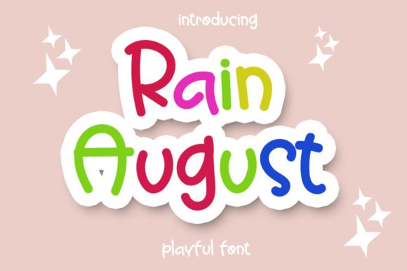 Rain August Font - Featured Image