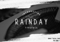Rain Day Font - Featured Image