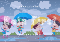 Rain First Font - Featured Image
