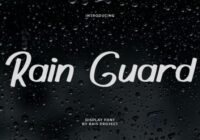 Rain Guard Font - Featured Image
