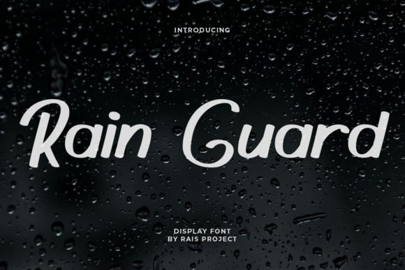 Rain Guard Font - Featured Image