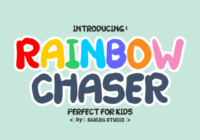 Rainbow Chaser Font - Featured Image
