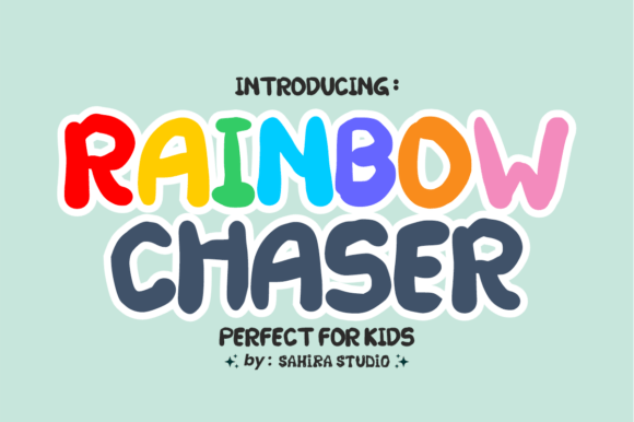 Rainbow Chaser Font - Featured Image
