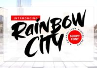 Rainbow City Font - Featured Image