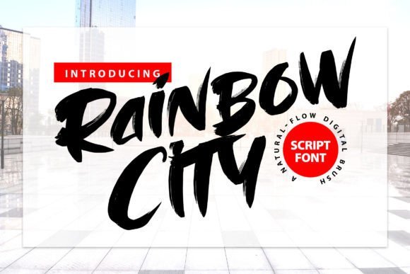 Rainbow City Font - Featured Image