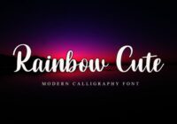 Rainbow Cute Font - Featured Image