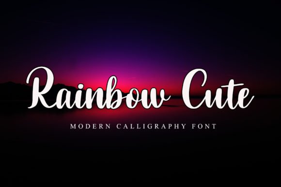 Rainbow Cute Font - Featured Image