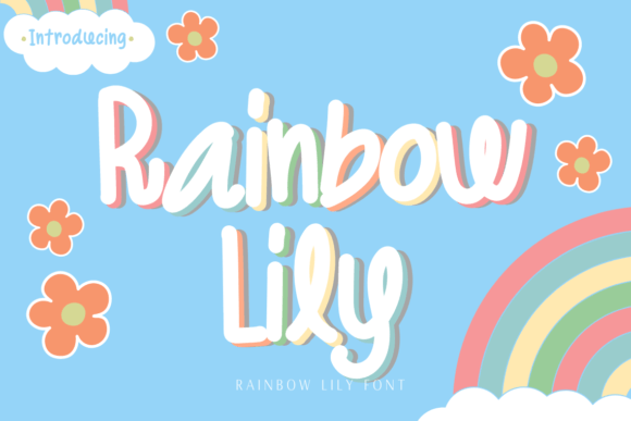 Rainbow Lily Font - Featured Image