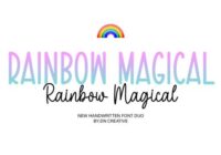 Rainbow Magical Duo Font - Featured Image