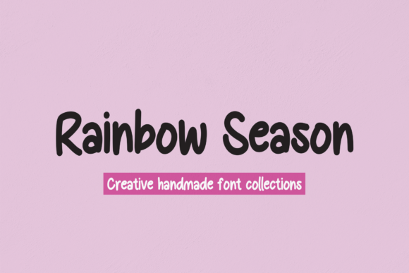 Rainbow Season Font - Featured Image