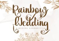 Rainbow Wedding Font - Featured Image