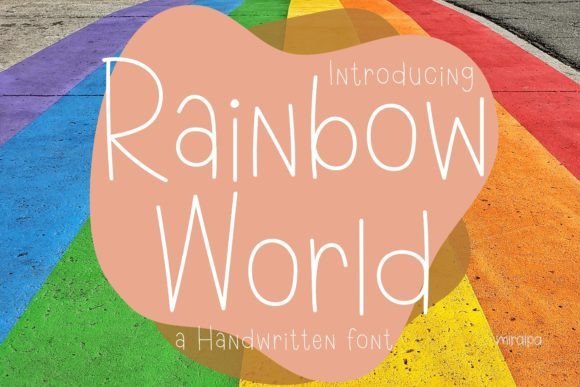 Rainbow World Font - Featured Image