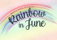 Rainbow in June Font - Featured Image