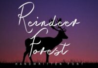 Raindeer Forest Font - Featured Image