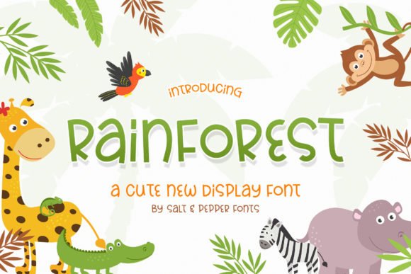 Rainforest Font - Featured Image