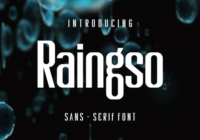 Raingso Font - Featured Image