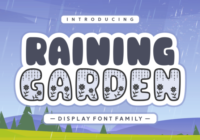 Raining Garden Font - Featured Image