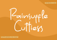 Rainsuffle Cutties Font - Featured Image