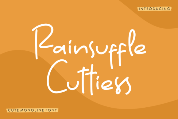 Rainsuffle Cutties Font - Featured Image