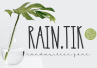 Raintik Font - Featured Image