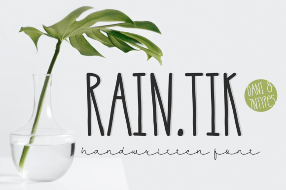 Raintik Font - Featured Image