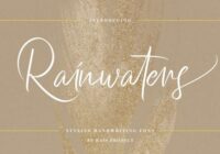 Rainwaters Font - Featured Image