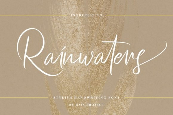 Rainwaters Font - Featured Image