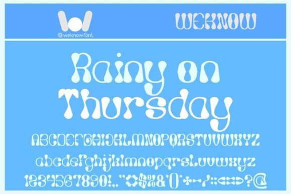 Rainy Day on Thursday Font - Featured Image