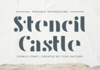 Raised Stencil Font - Featured Image