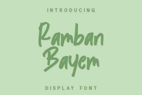 Ramban Bayem Font - Featured Image