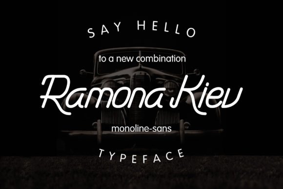 Ramona Kiev Font - Featured Image