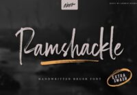 Ramshackle Font - Featured Image