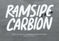 Ramsipe Carbion Font - Featured Image