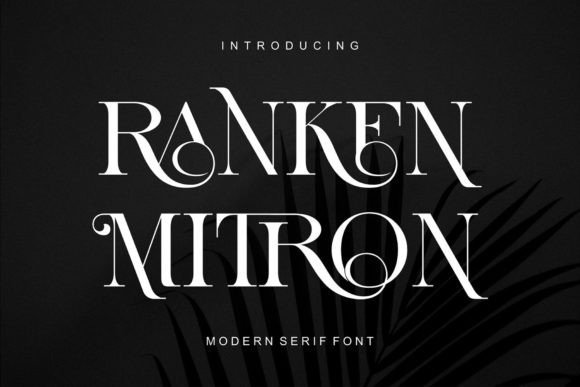 Ranken Mitron Font - Featured Image