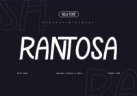 Rantosa Font - Featured Image
