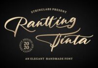 Rantting Tjinta Font - Featured Image