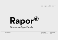 Rapor Font - Featured Image